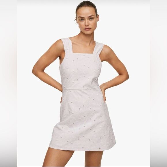MANGO - MINI DRESS LAVI-H-Lilac Size Medium - Picture 1 of 14